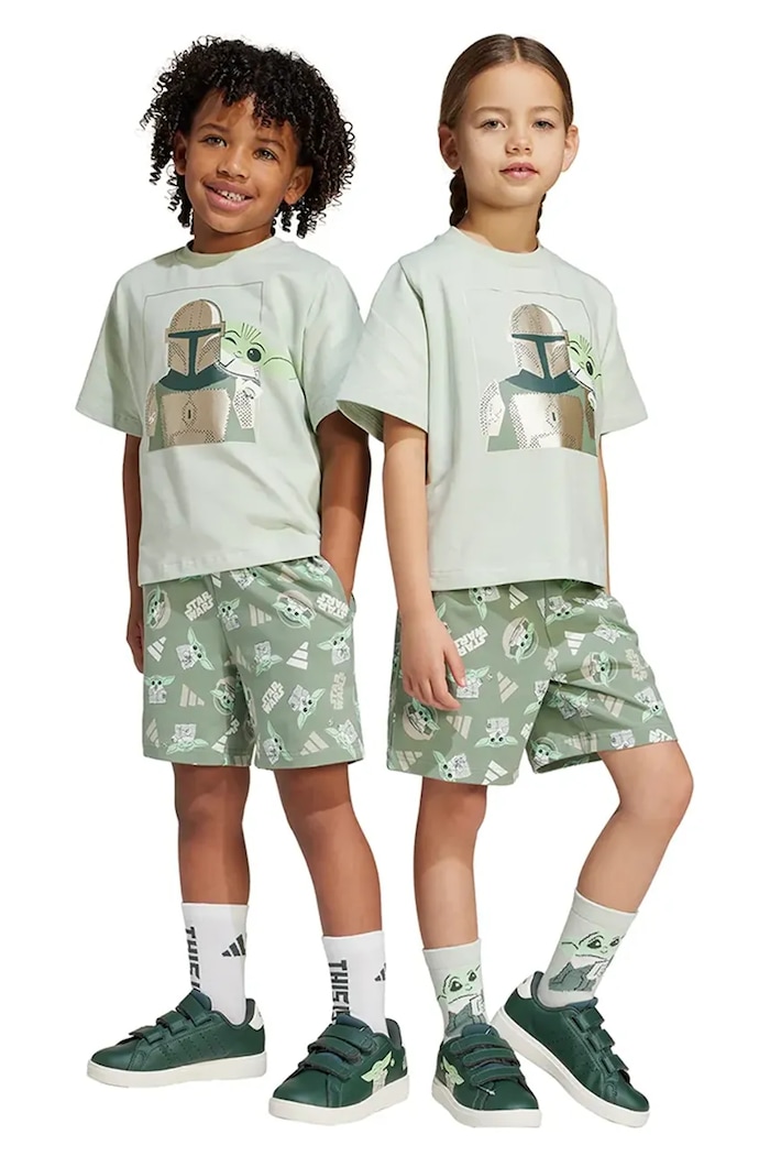 adidas Compleu copii 2-pack verde JF3648