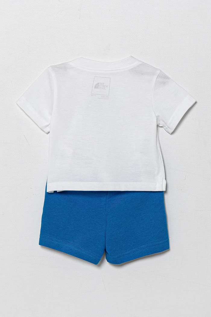 Σετ μωρού The North Face BABY COTTON SUMMER SET- GRAPHIC NF0A8BA3TL41 λευκό SS25