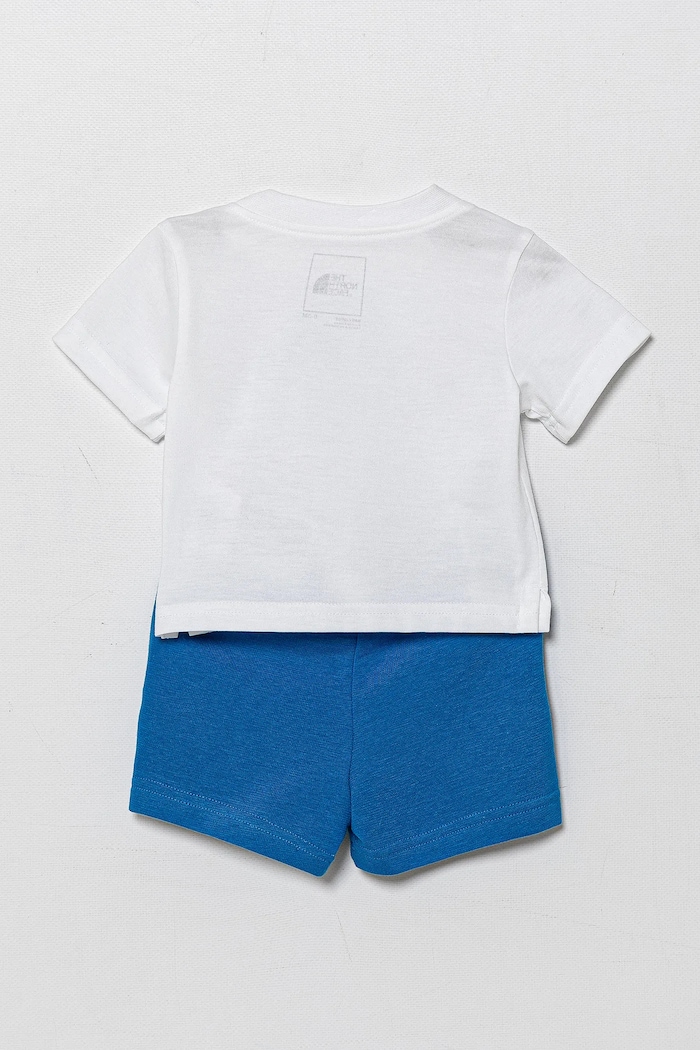 Σετ μωρού The North Face BABY COTTON SUMMER SET- GRAPHIC NF0A8BA3TL41 λευκό SS25