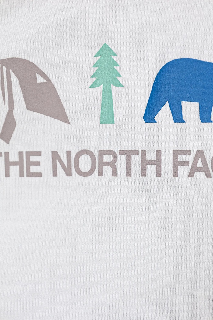 Σετ μωρού The North Face BABY COTTON SUMMER SET- GRAPHIC λευκό NF0A8BA3TL41