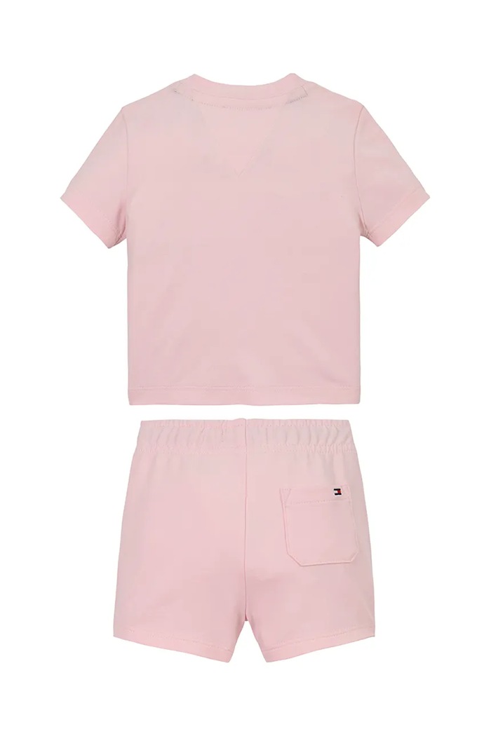 Tommy Hilfiger compleu bebe KN0KN02047.PPYA roz SS25