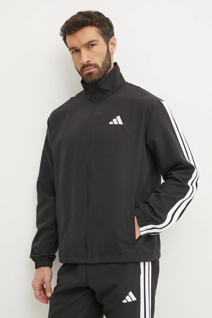 Odjeća Trenirka adidas 3-Stripes JI8849 crna