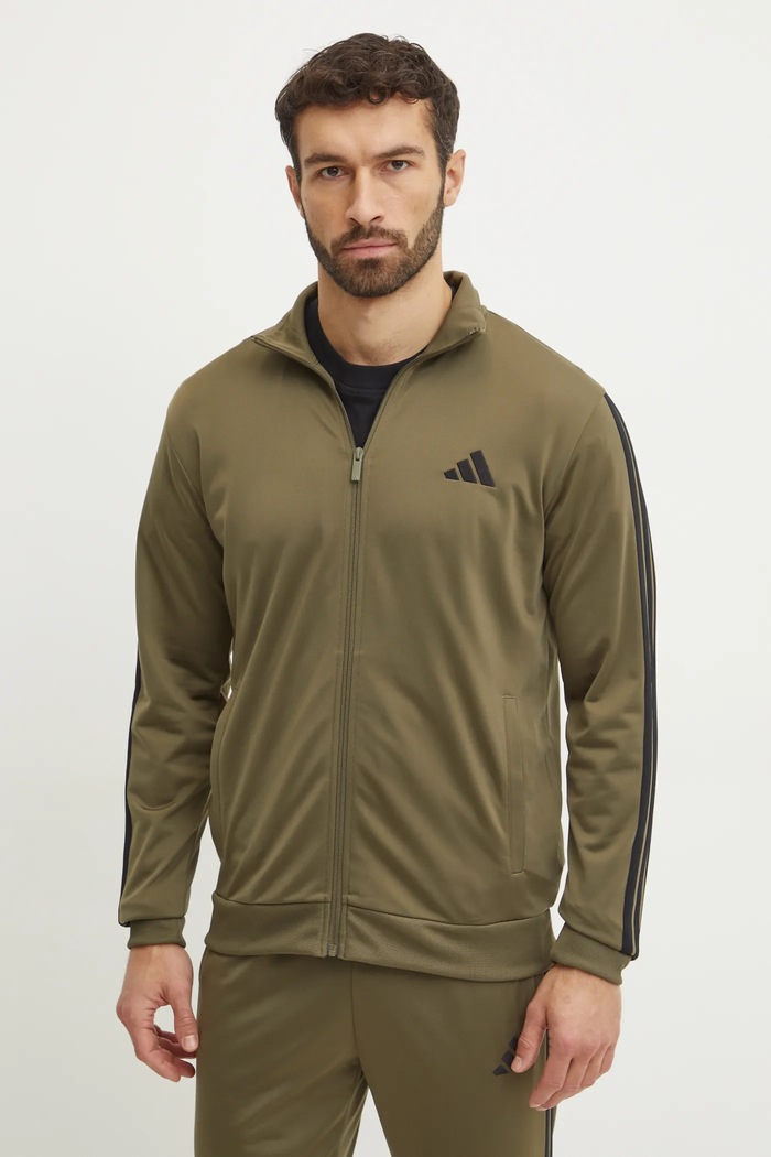 Oblečení Tepláková souprava adidas 3-Stripes JI8854 zelená
