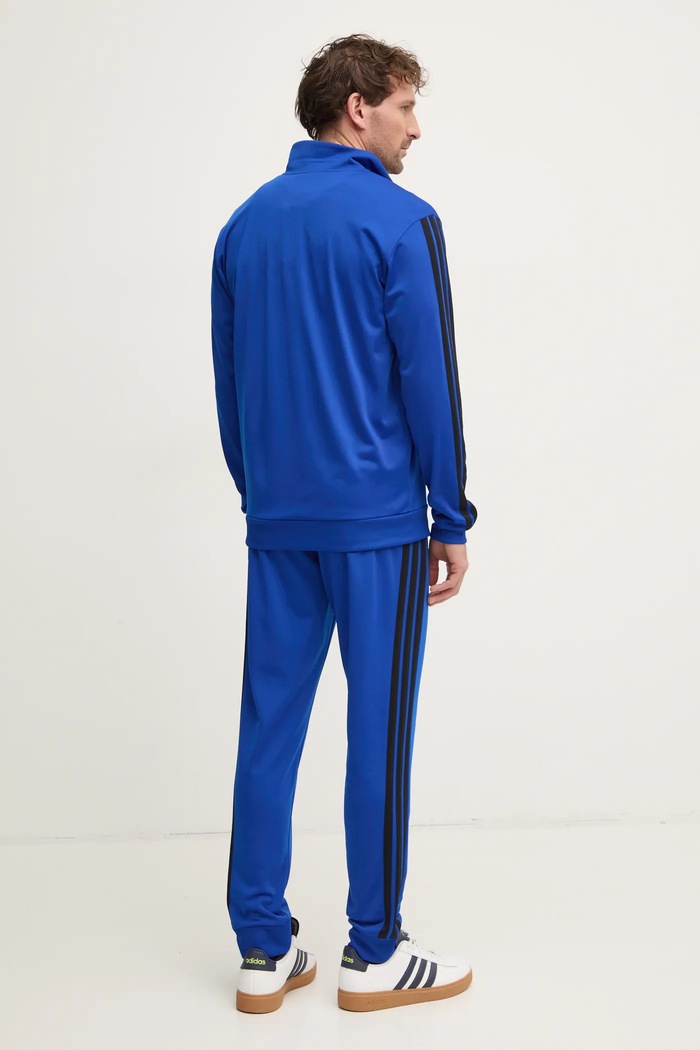 Tepláková souprava adidas 3S TR TT TS JI8857 modrá SS25