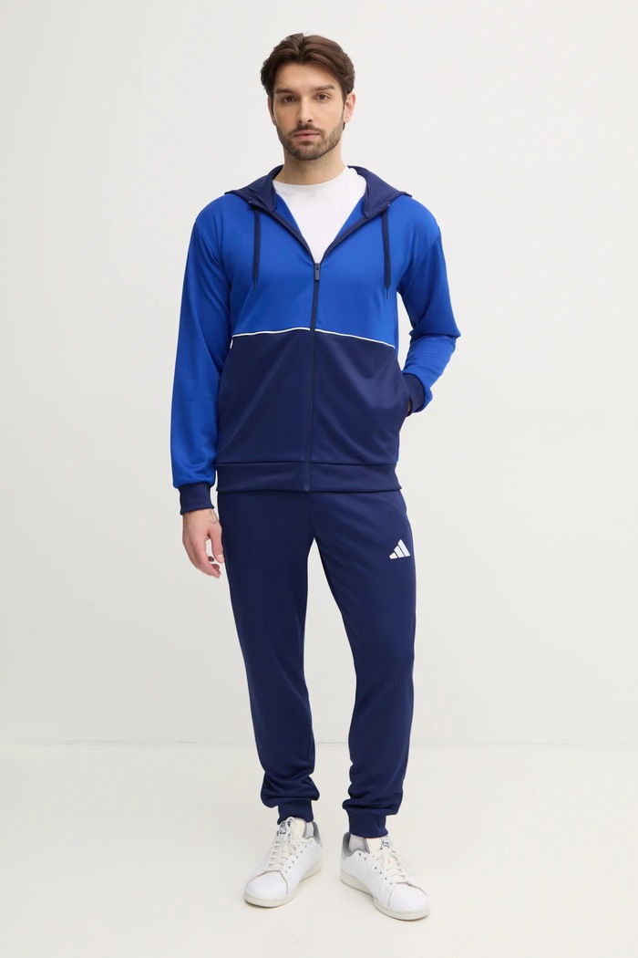 Tepláková souprava adidas DK TT TS pletenina námořnická modř JI8892
