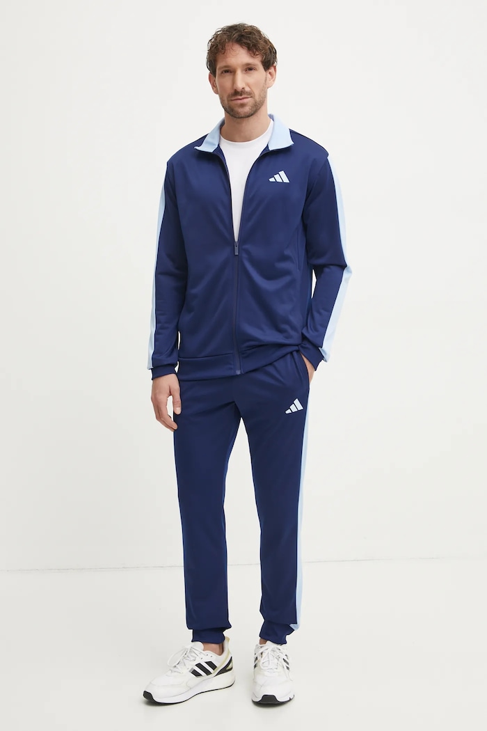 Tepláková súprava adidas TR CB TS pletenina tmavomodrá JI8898
