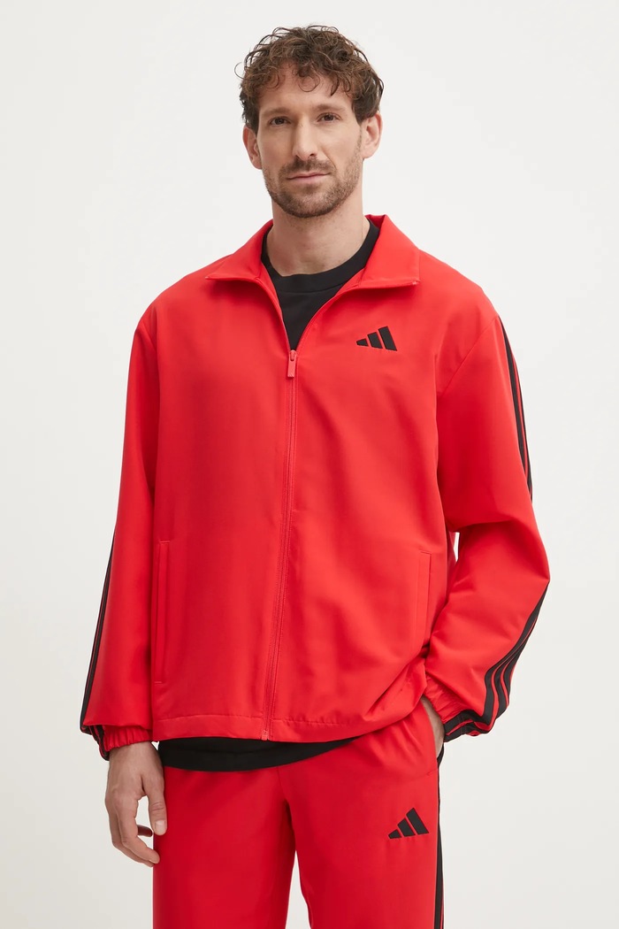 Одяг Спортивний костюм adidas 3-Stripes JI8851 червоний