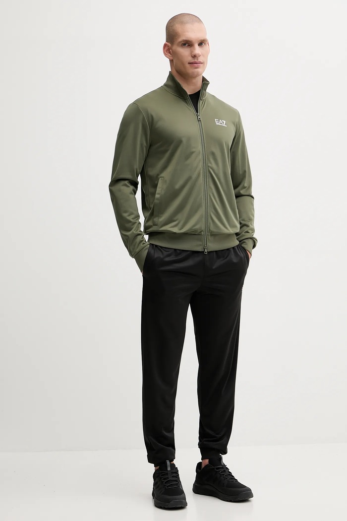 EA7 Emporio Armani Komplet dresowy męski zielony PJHCZ.8NPV65