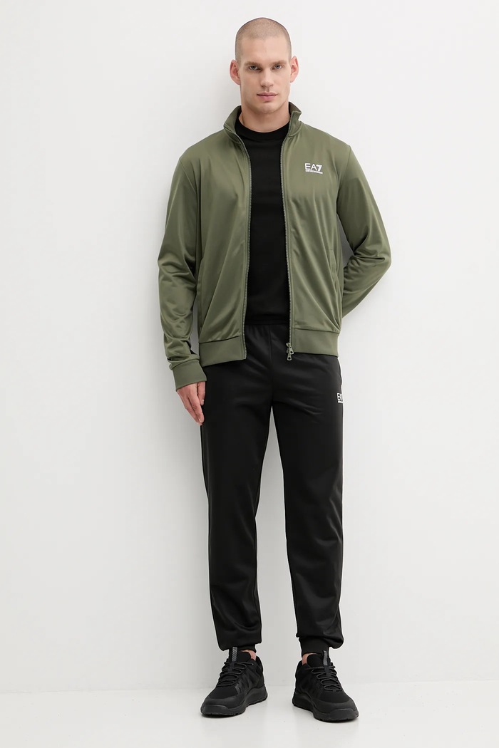 EA7 Emporio Armani Komplet dresowy męski PJHCZ.8NPV65 zielony SS26