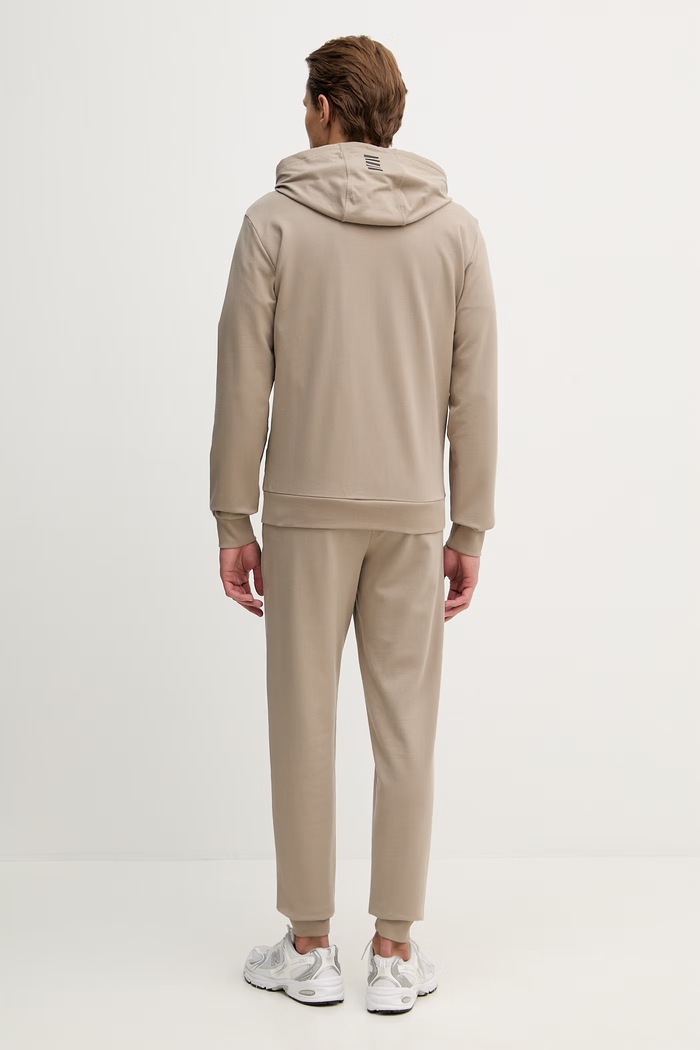 EA7 Emporio Armani trening din bumbac PJVRZ.8NPV63 bej SS26