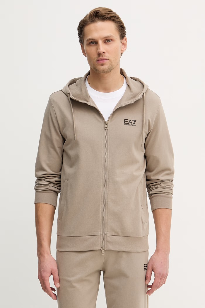 Îmbrăcăminte EA7 Emporio Armani trening din bumbac PJVRZ.8NPV63 bej