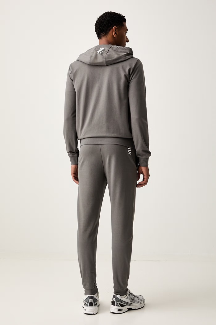 EA7 Emporio Armani komplet dresowy męski bawełniany szary PJVRZ.8NPV63