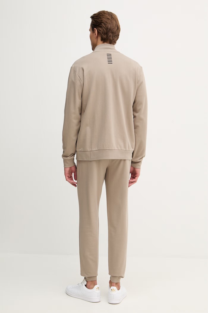 EA7 Emporio Armani trening din bumbac PJVRZ.8NPV60 bej SS26