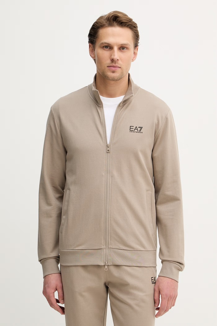 Îmbrăcăminte EA7 Emporio Armani trening din bumbac PJVRZ.8NPV60 bej