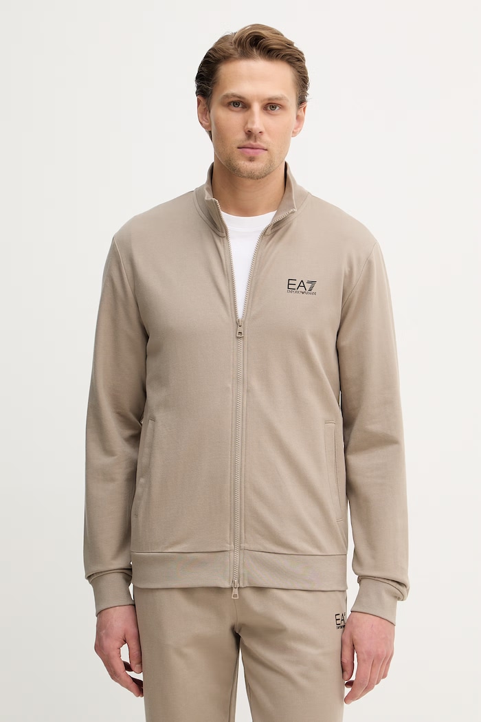 Îmbrăcăminte EA7 Emporio Armani trening din bumbac PJVRZ.8NPV60 bej