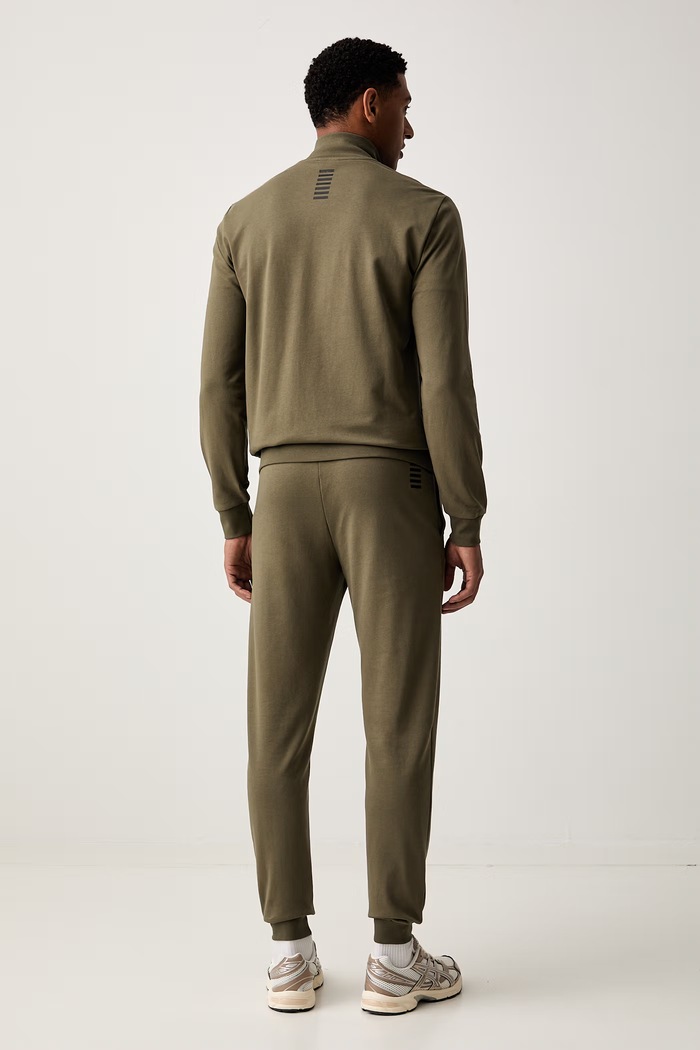 EA7 Emporio Armani komplet dresowy męski bawełniany zielony PJVRZ.8NPV60