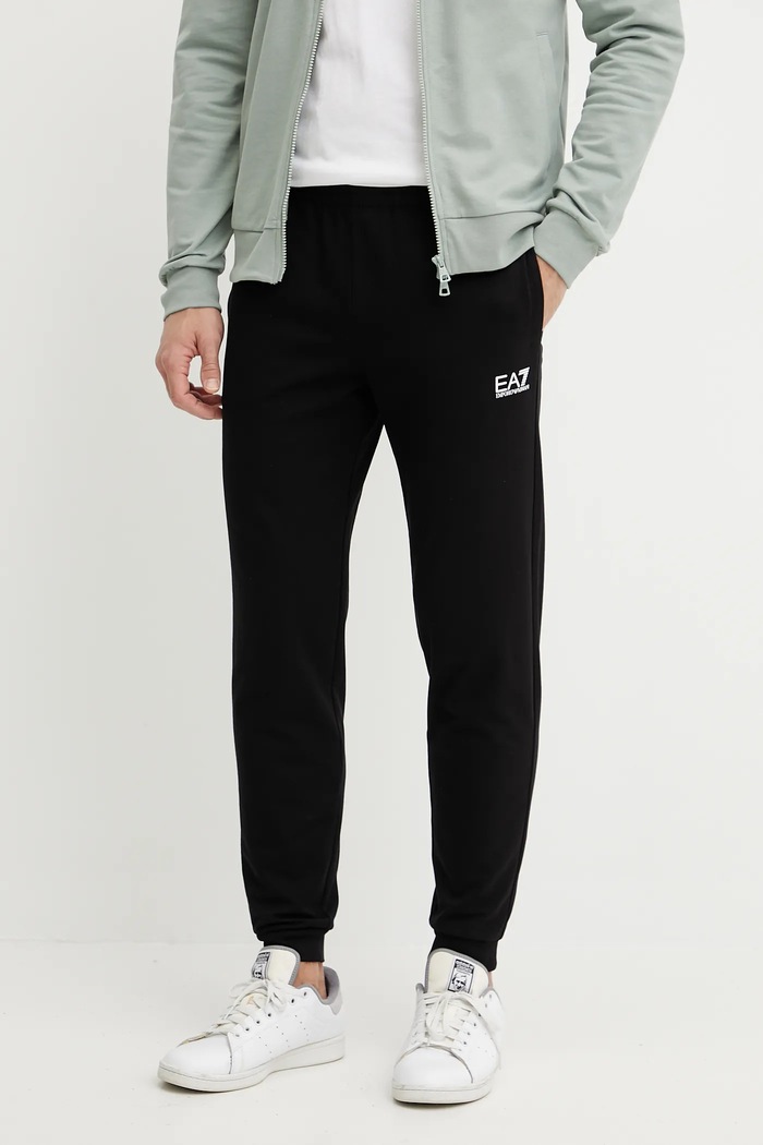 Бавовняний спортивний костюм EA7 Emporio Armani зелений PJVRZ.8NPV60