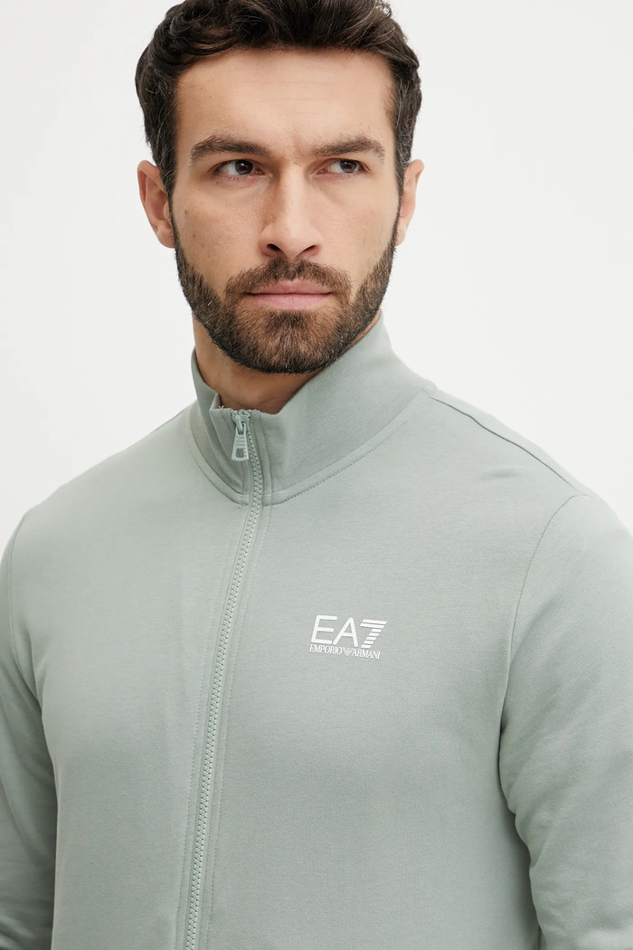 Бавовняний спортивний костюм EA7 Emporio Armani PJVRZ.8NPV60 зелений