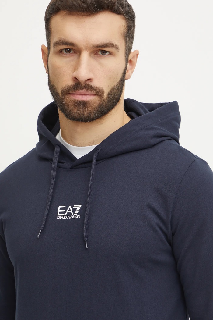 Bavlnená tepláková súprava EA7 Emporio Armani PJVRZ.8NPV64 tmavomodrá