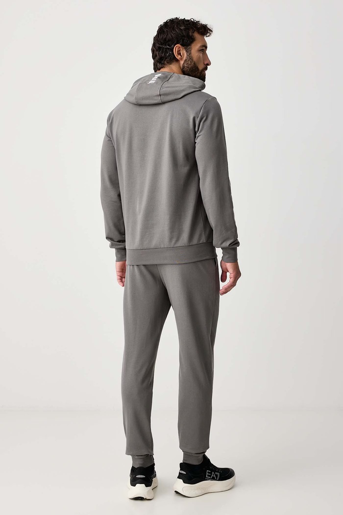 EA7 Emporio Armani Komplet dresowy męski z bawełną PJVRZ.8NPV64 szary SS26