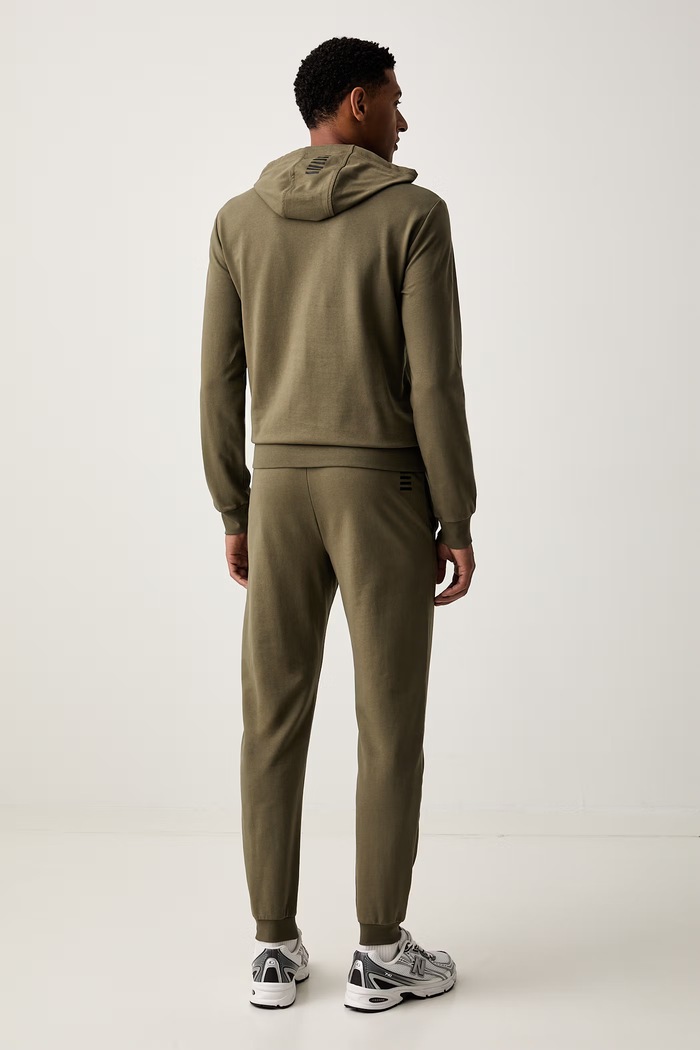 EA7 Emporio Armani komplet dresowy męski z bawełną zielony PJVRZ.8NPV64