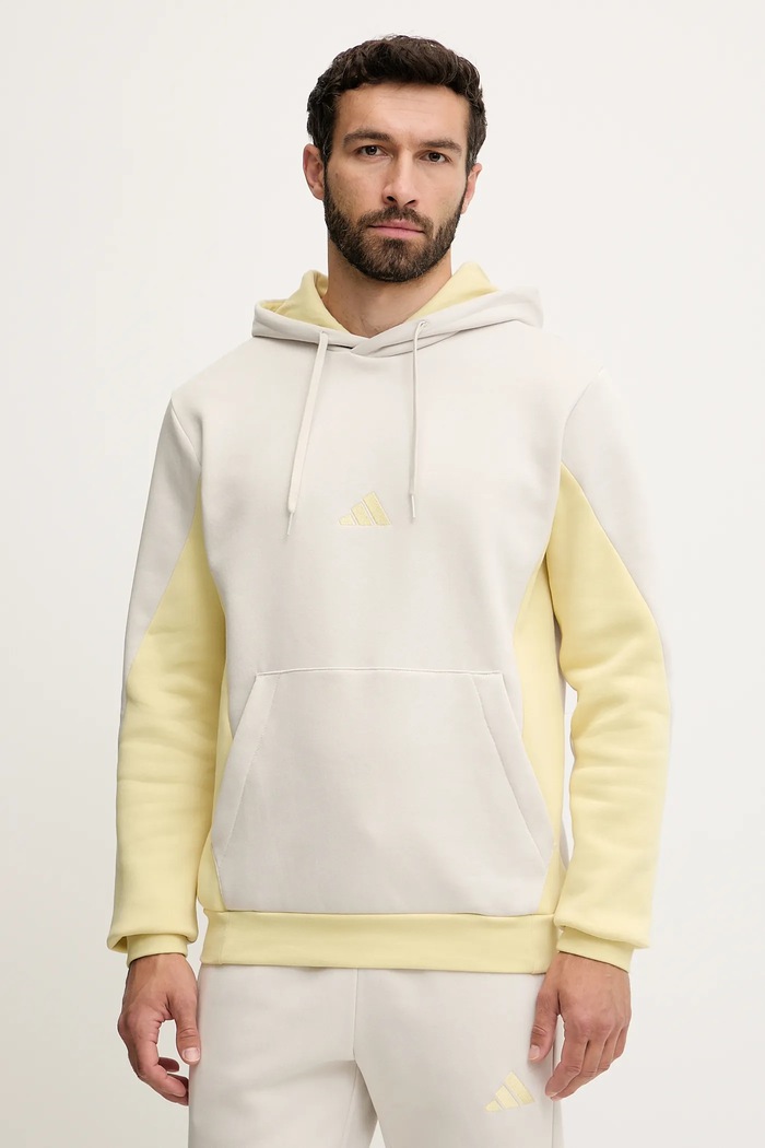adidas dres FL CB HD TS JI8886 beżowy SS25