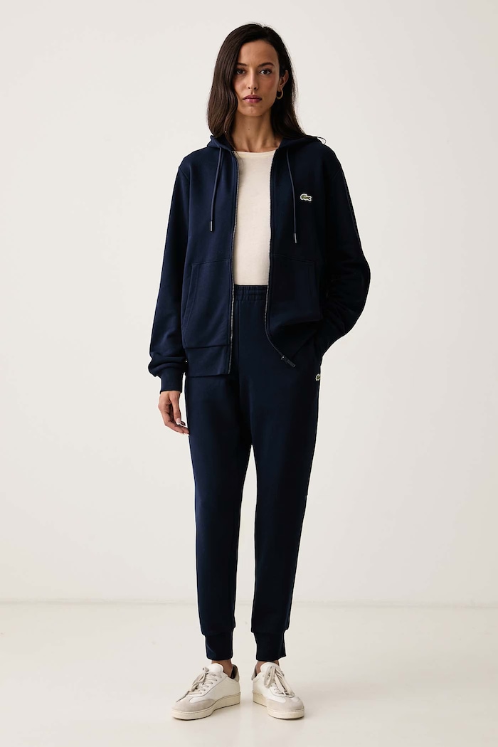 Lacoste Komplet dresowy z bawełną granatowy WH2528T