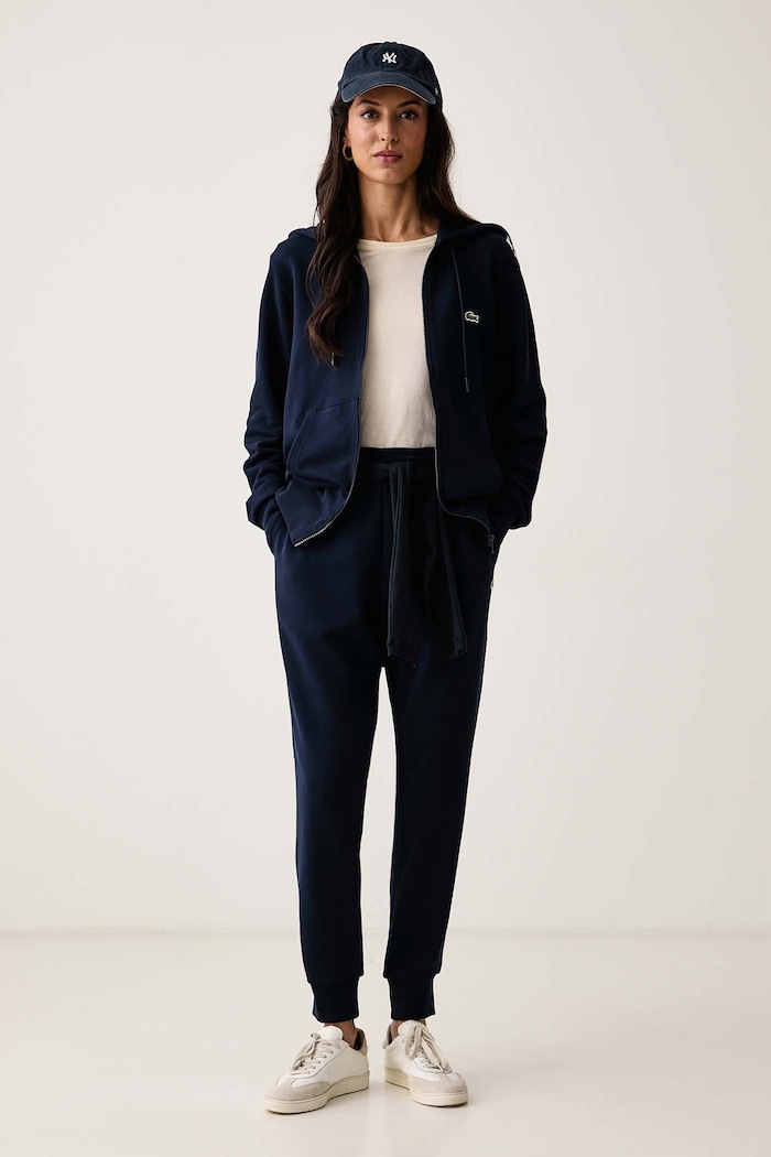 Lacoste Komplet dresowy z bawełną WH2528T granatowy AA00