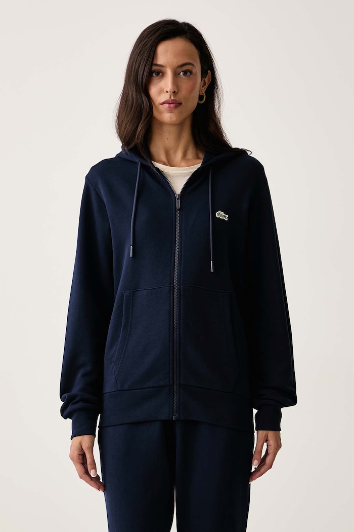 Komplet dresowy z bawełną Lacoste WH2528T granatowy