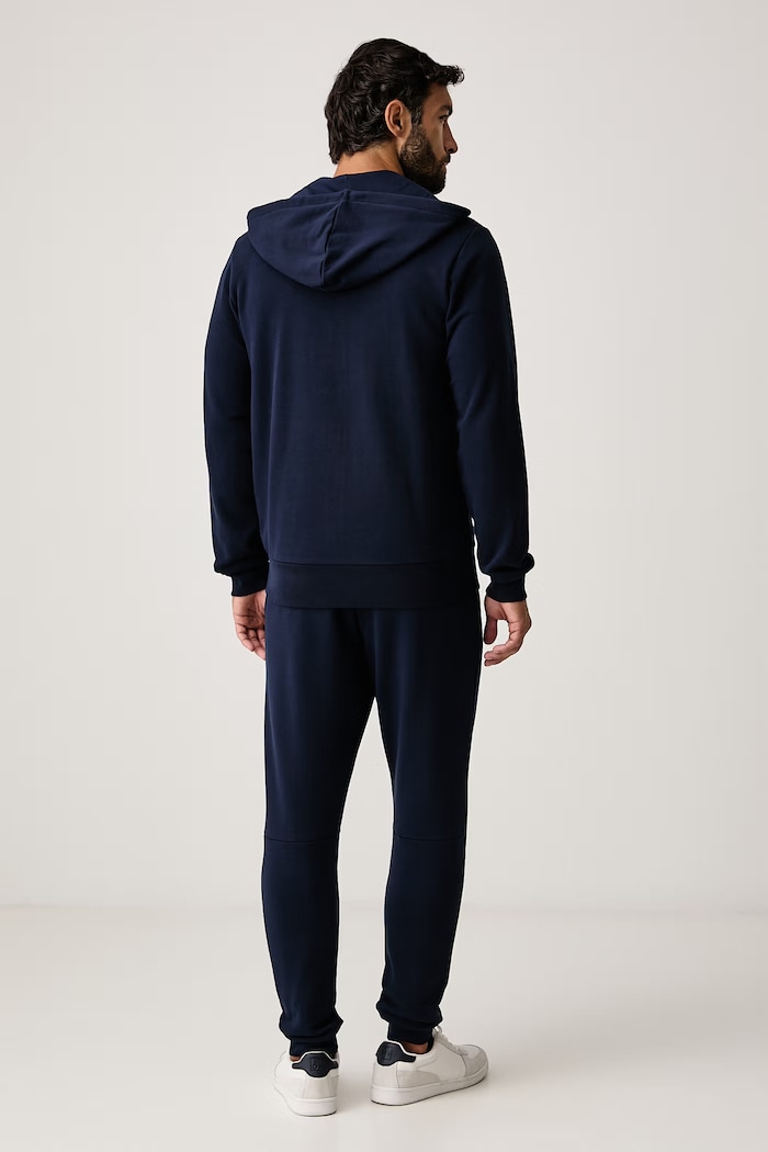 Komplet trenirke z bombažem Lacoste mornarsko modra WH2528T