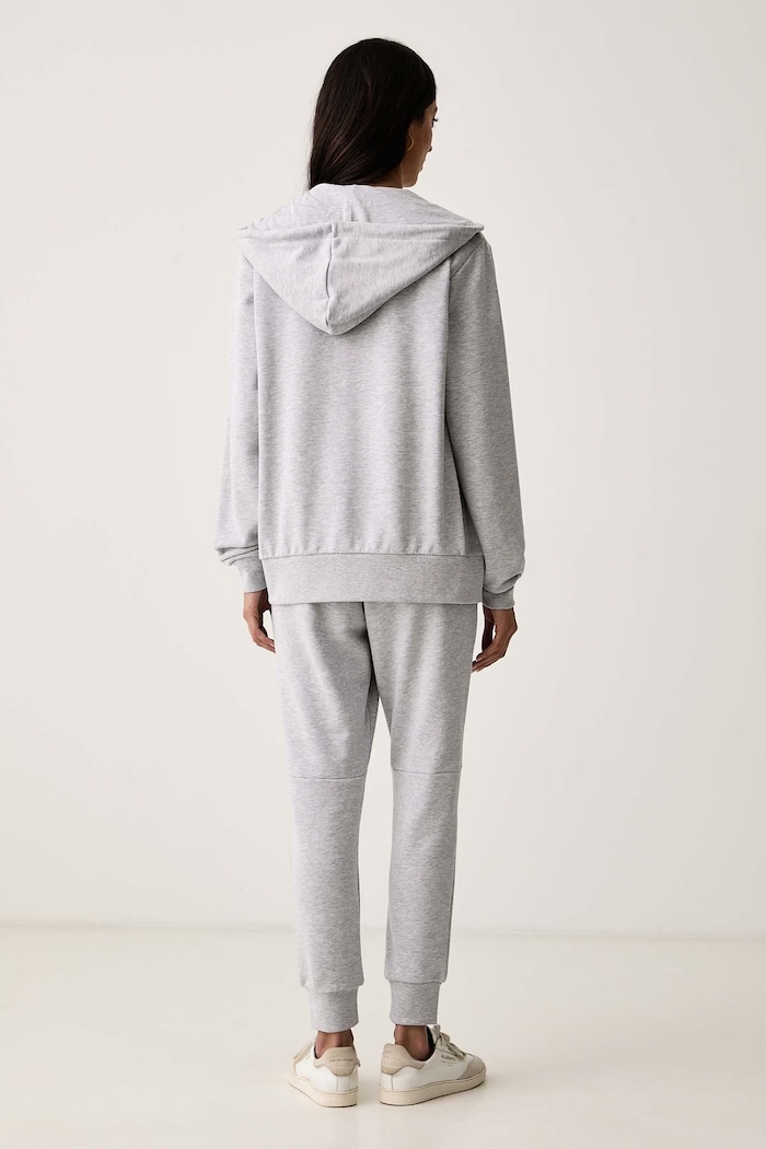 Odzież Lacoste Komplet dresowy z bawełną WH2528T szary