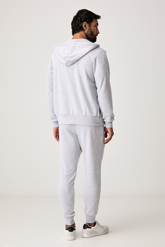 Komplet dresowy z bawełną Lacoste szary WH2528T