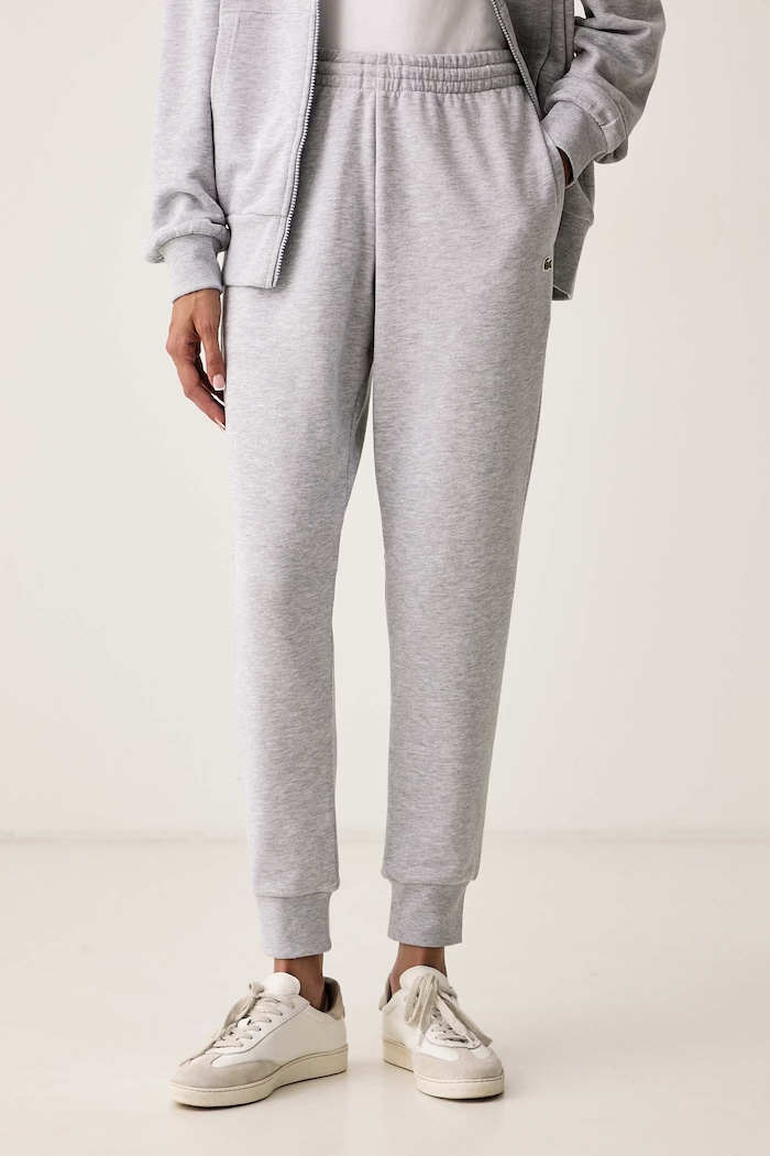 Komplet dresowy z bawełną Lacoste szary WH2528T