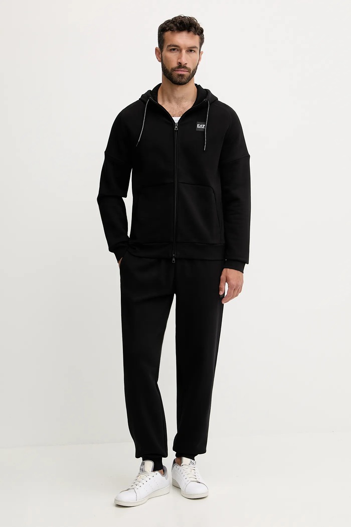 Tepláková souprava EA7 Emporio Armani pletenina černá AF10377.7M000914