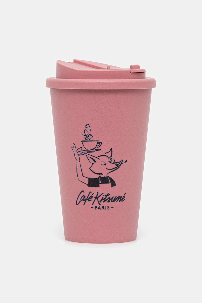 Café Kitsuné Kubek do kawy Valentine'S Hearts Coffee Cup różowy OU08108O0017