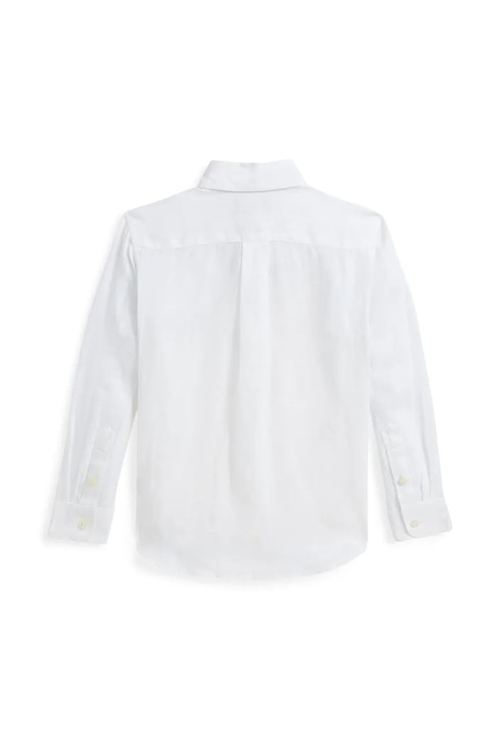 Chłopiec Polo Ralph Lauren koszula bawełniana dziecięca 322967600003 biały