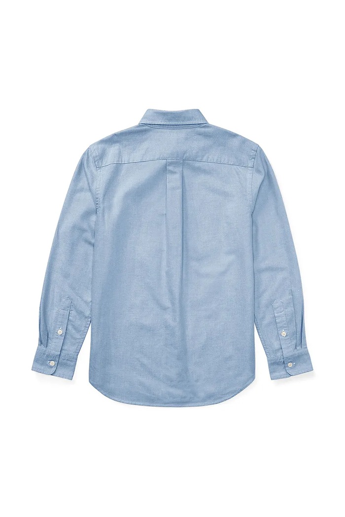 Băieți Polo Ralph Lauren camasa de bumbac pentru copii 323677133002 albastru
