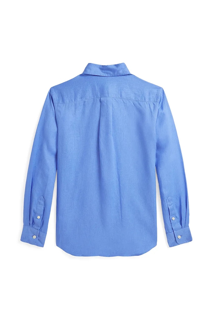 Polo Ralph Lauren koszula lniana dziecięca 323967600001 niebieski SS26