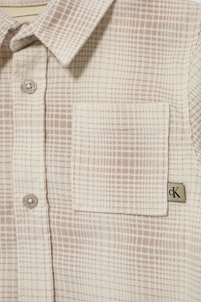 Αγορίστικα Παιδικό πουκάμισο Calvin Klein Jeans IN0IN00272.PPYA μπεζ