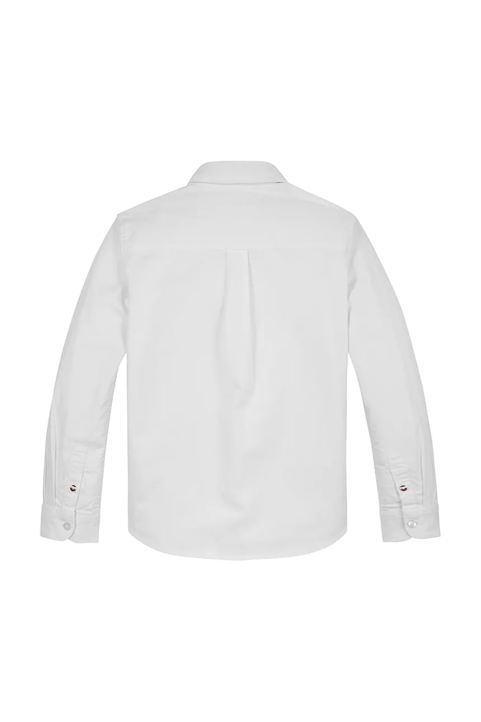 Chłopiec Tommy Hilfiger koszula dziecięca KB0KB08728.104.122.PPYA biały