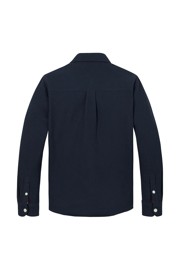 Chłopiec Tommy Hilfiger Koszula dziecięca KB0KB09339.116.122.PPYA granatowy