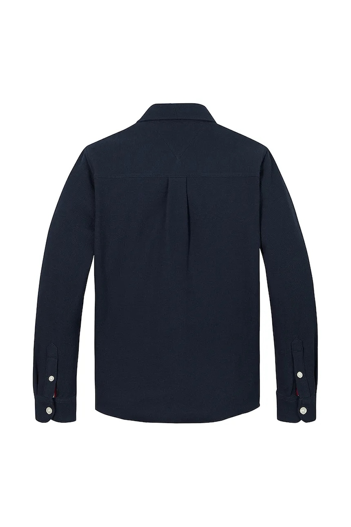 Chłopiec Tommy Hilfiger Koszula dziecięca KB0KB09339.116.122.PPYA granatowy