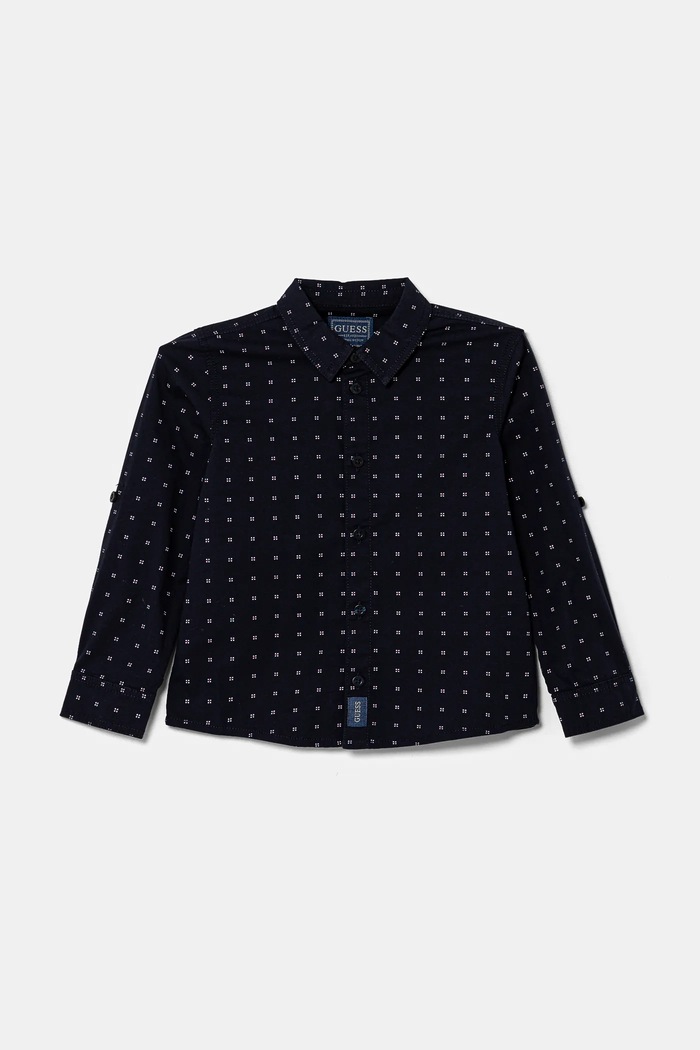 Guess koszula dziecięca casual granatowy N5RH04.WE5W0.PPYA