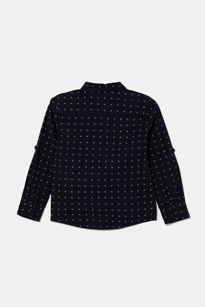 Guess koszula dziecięca N5RH04.WE5W0.PPYA granatowy SS25