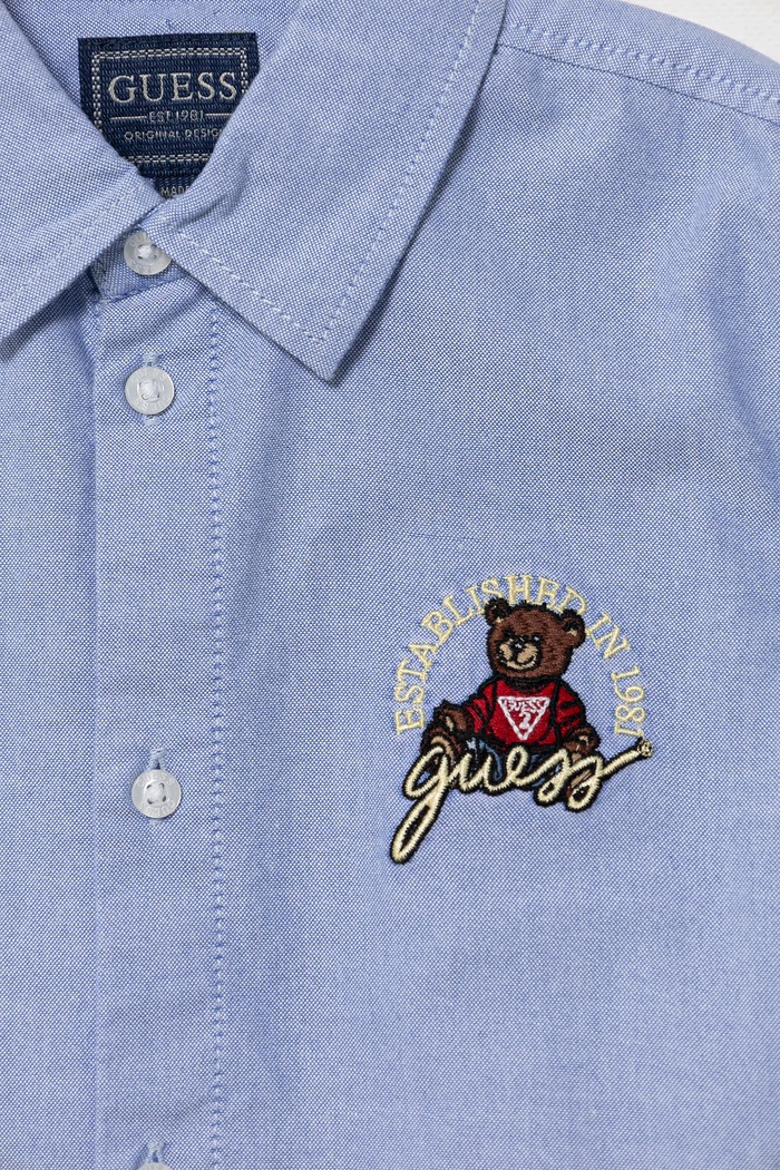 Fiú Guess gyerek ing pamutból N5RH10.W9CL0.PPYA kék