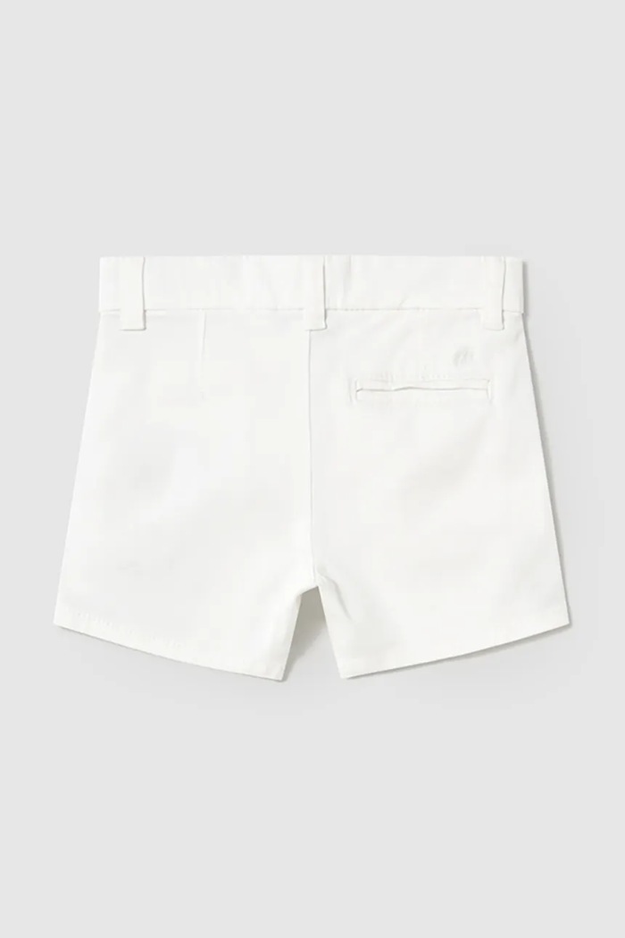 Mayoral pantaloni scurti copii chino basic 207.3B.Baby.PPYA alb SS25