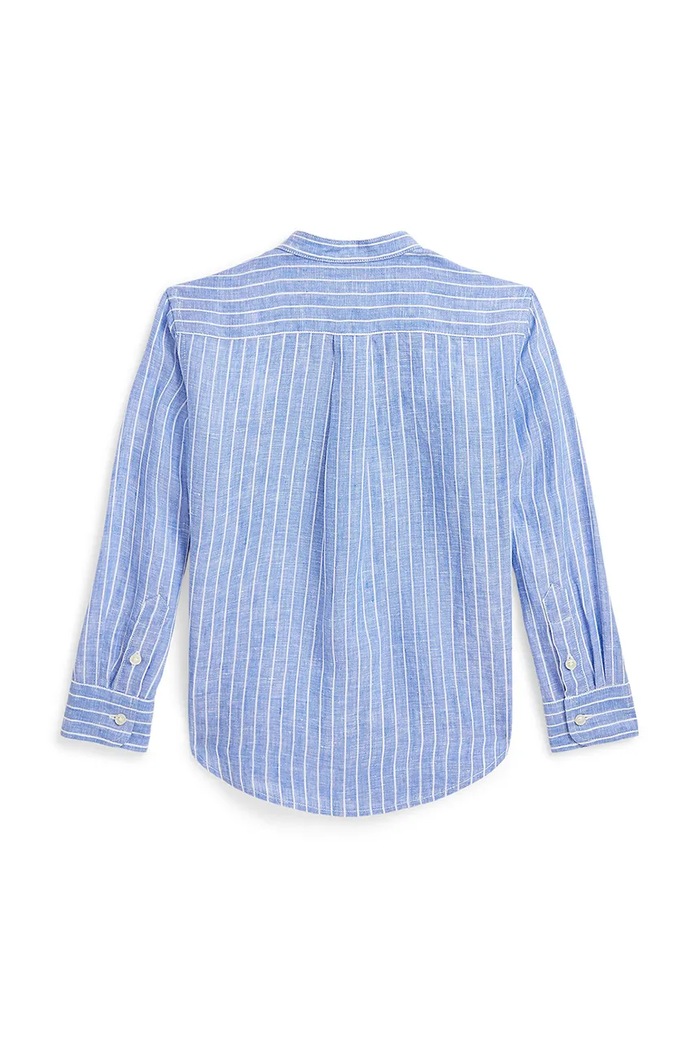 Polo Ralph Lauren koszula bawełniana dziecięca 322964594001 niebieski SS25