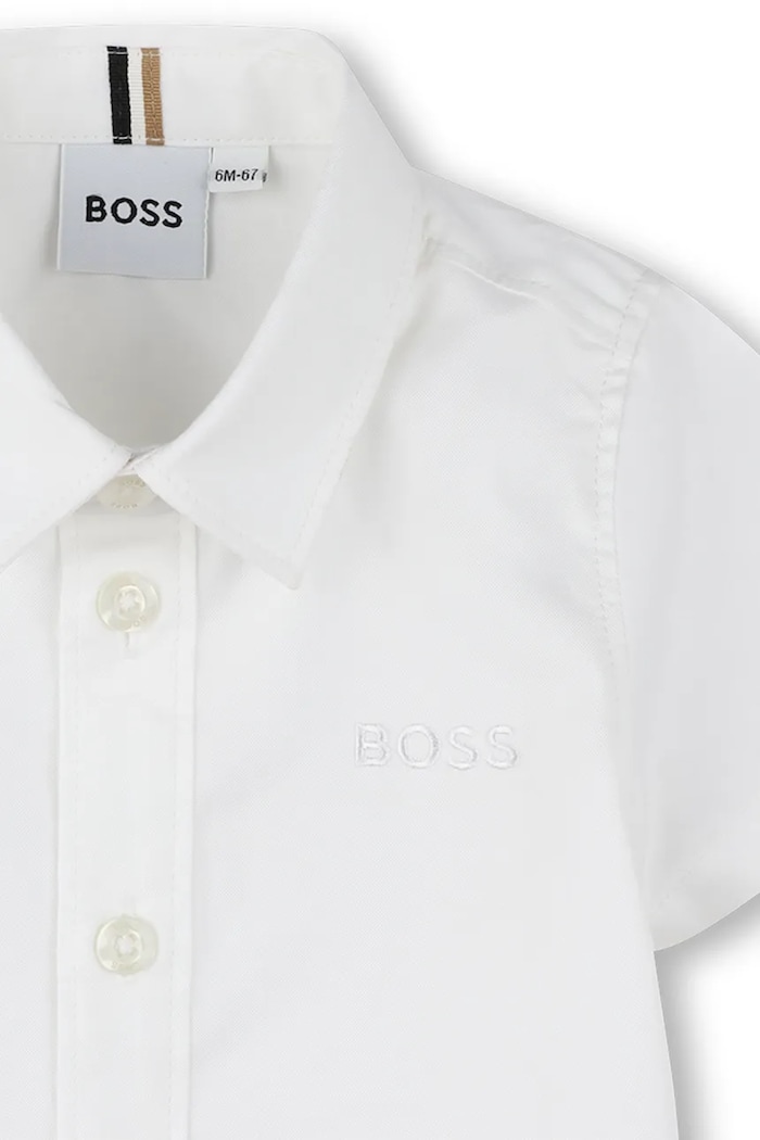 Dječaci Košulja za bebe BOSS J52089.67.81 bijela