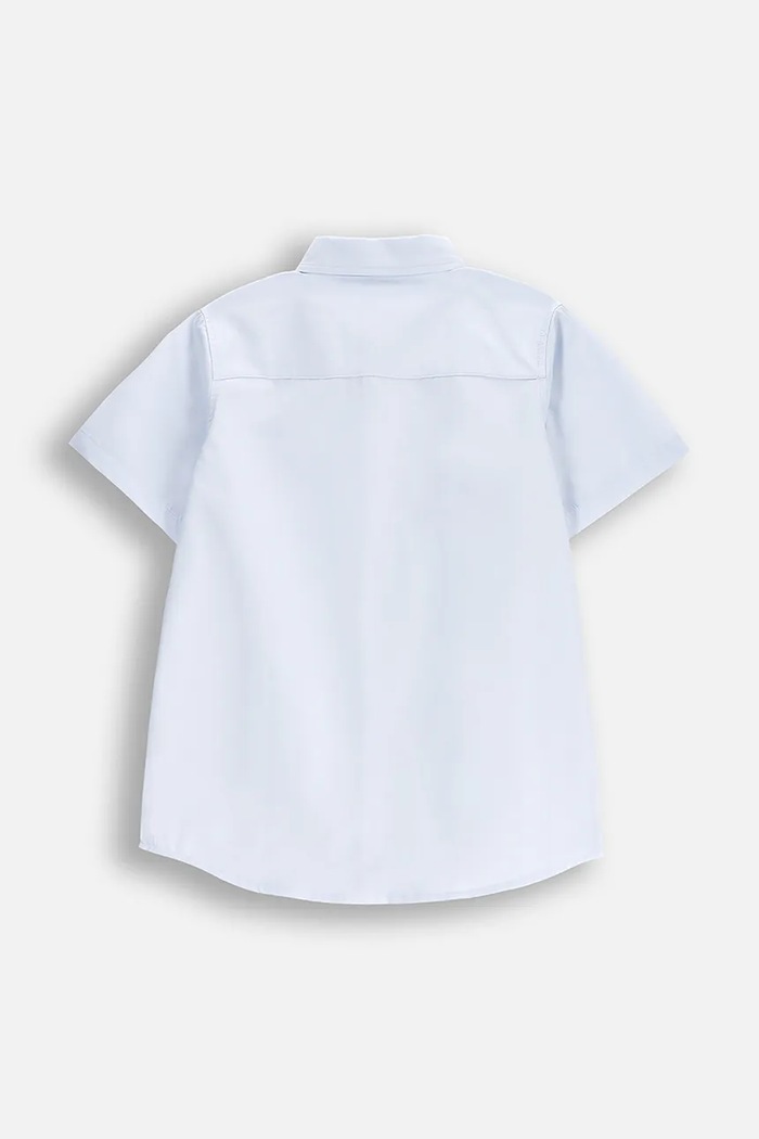 Coccodrillo cămașă de bumbac pentru copii WC5136202EJB albastru SS25