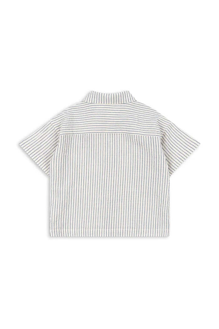 CHLAPEC Dětská bavlněná košile Konges Sløjd RHW X KS DUO SHIRT GOTS KS103596 modrá
